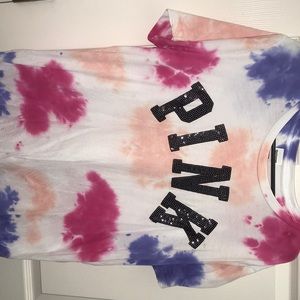 Victoria’s Secret pink bling campus tee